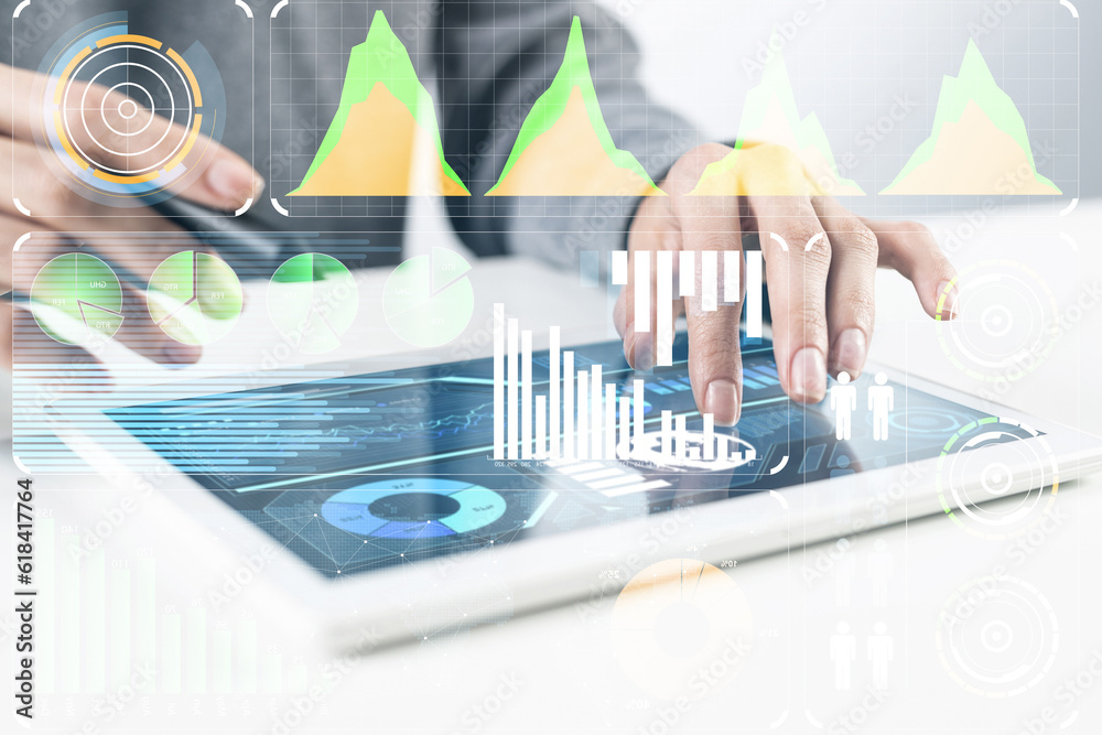 Business analysis and stock market analyzing