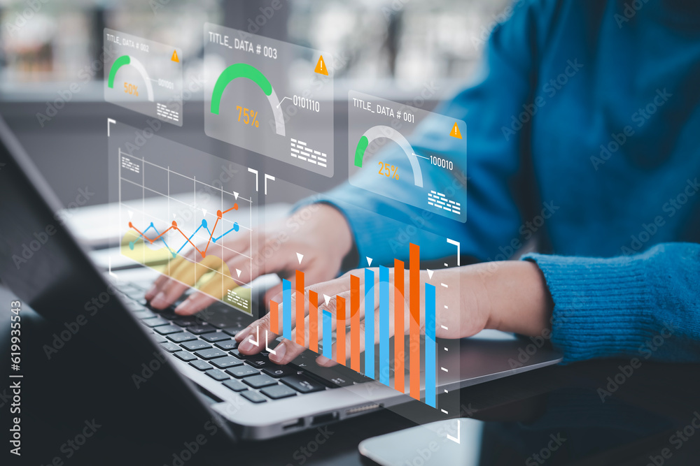 Working Data Analytics and Data Management Systems and Metrics connected to corporate strategy datab