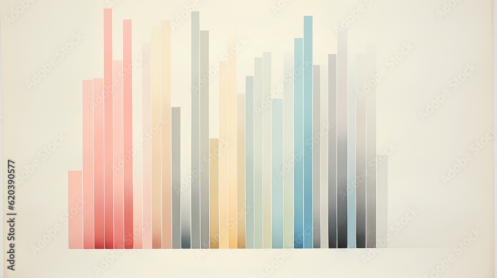 An abstract artistic depiction of data chart, symbolizing the vastness and complexity of data scienc