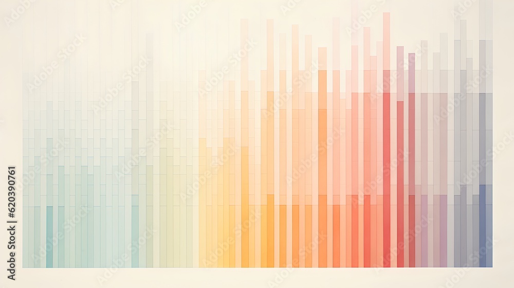 An abstract artistic depiction of data chart, symbolizing the vastness and complexity of data scienc