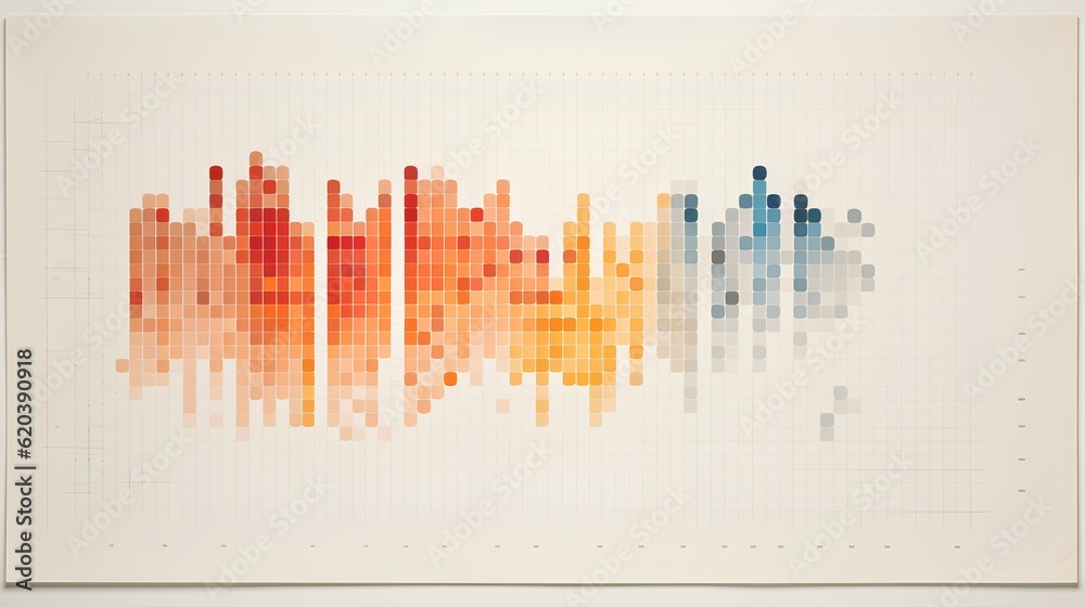 An abstract artistic depiction of data chart, symbolizing the vastness and complexity of data scienc