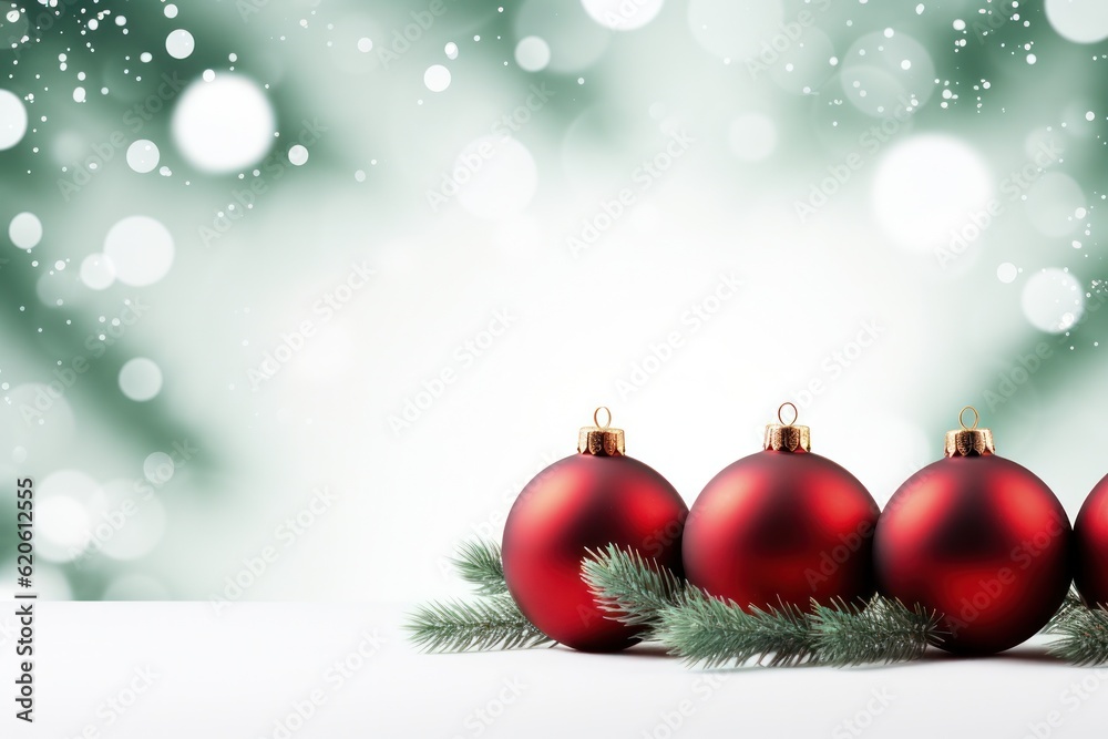 Christmas background. Illustration AI Generative.