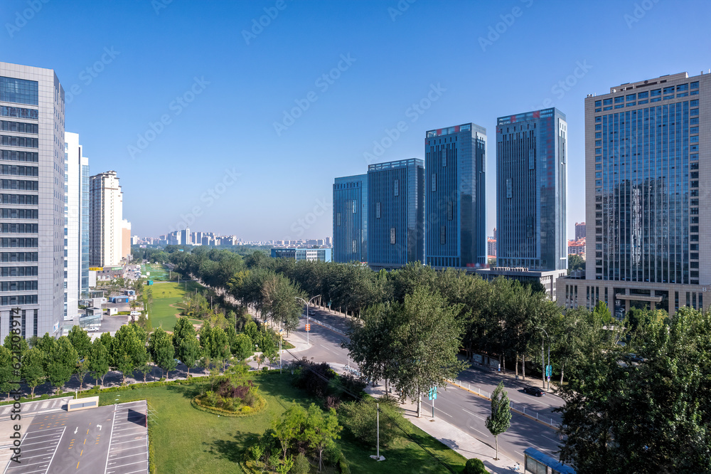 Weifang Shouguang City panoramic shot