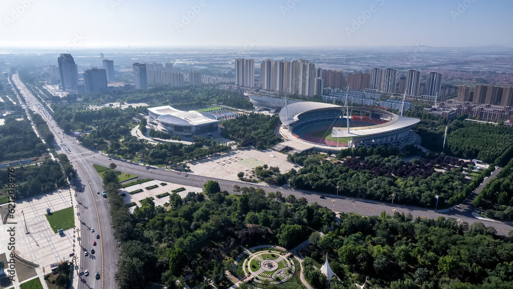 Weifang Shouguang City panoramic shot