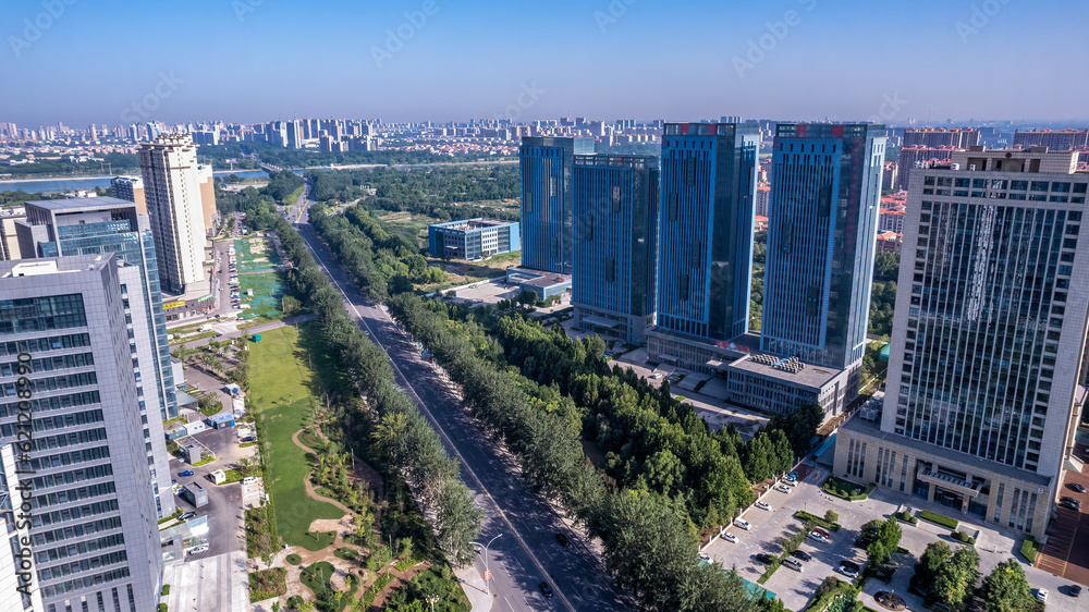 Weifang Shouguang City panoramic shot