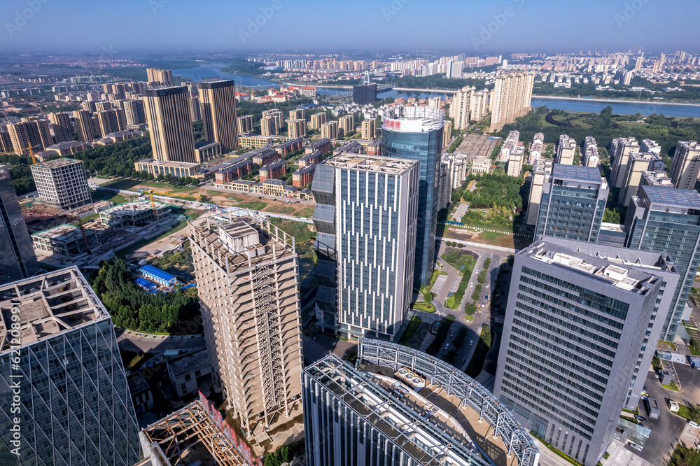 Weifang Shouguang City panoramic shot