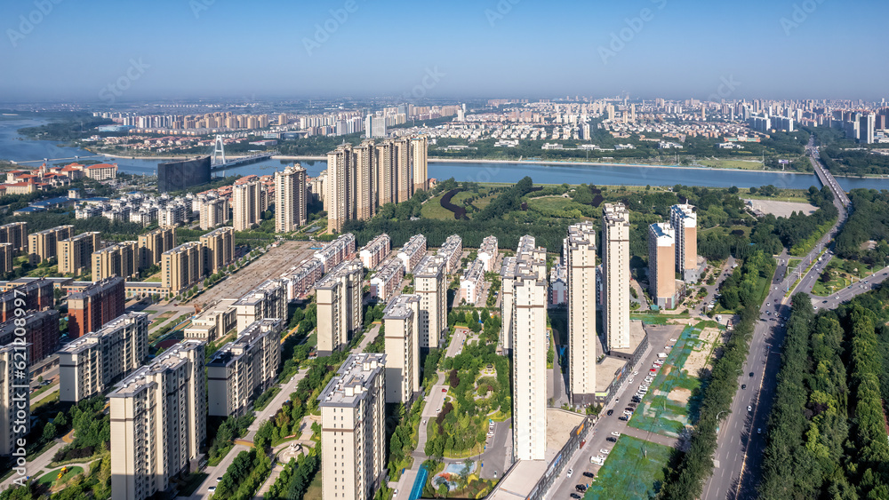 Weifang Shouguang City panoramic shot