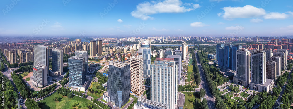 Weifang Shouguang City panoramic shot