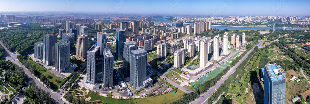 Weifang Shouguang City panoramic shot