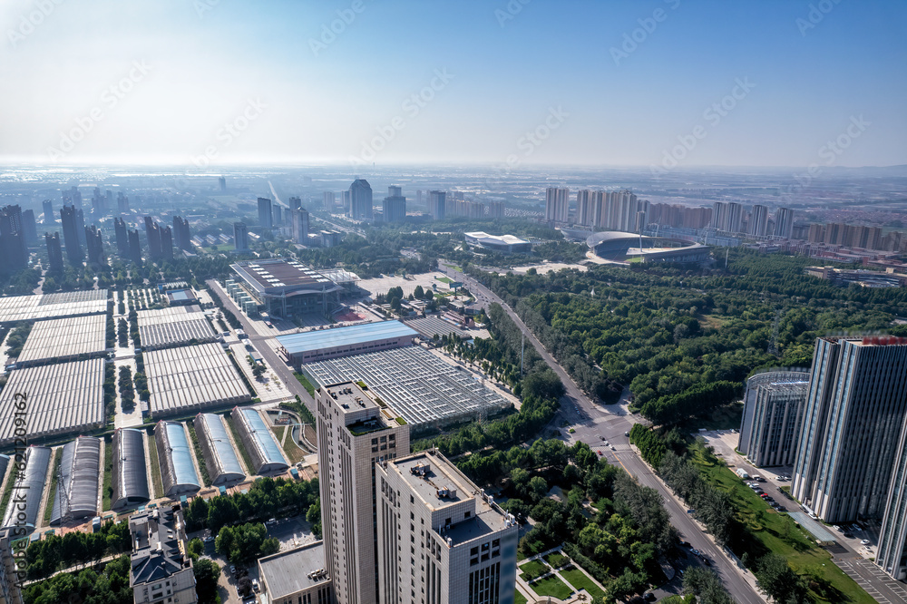 Weifang Shouguang City panoramic shot