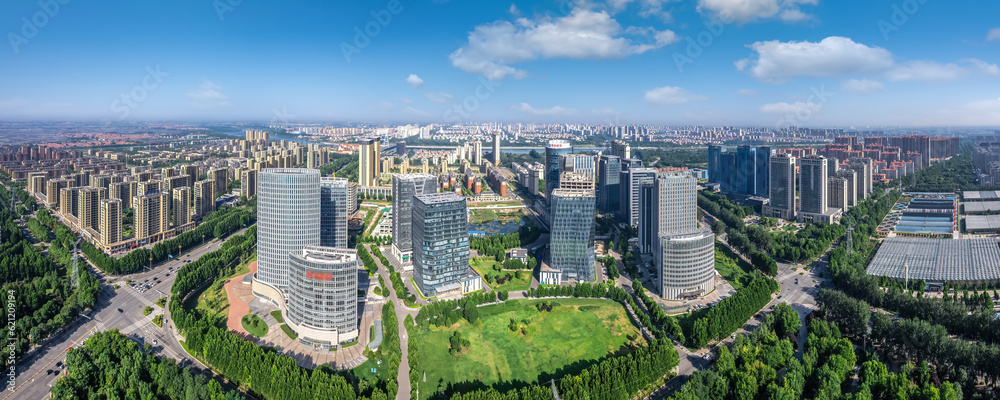 Weifang Shouguang City panoramic shot