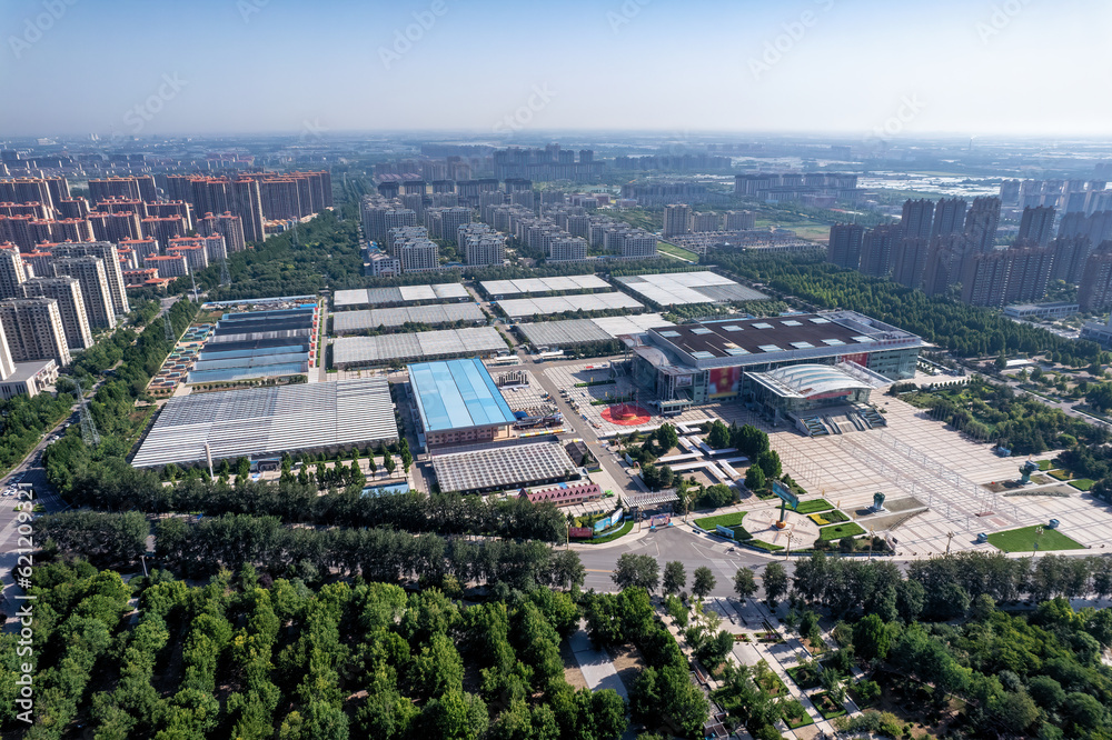 Weifang Shouguang City panoramic shot