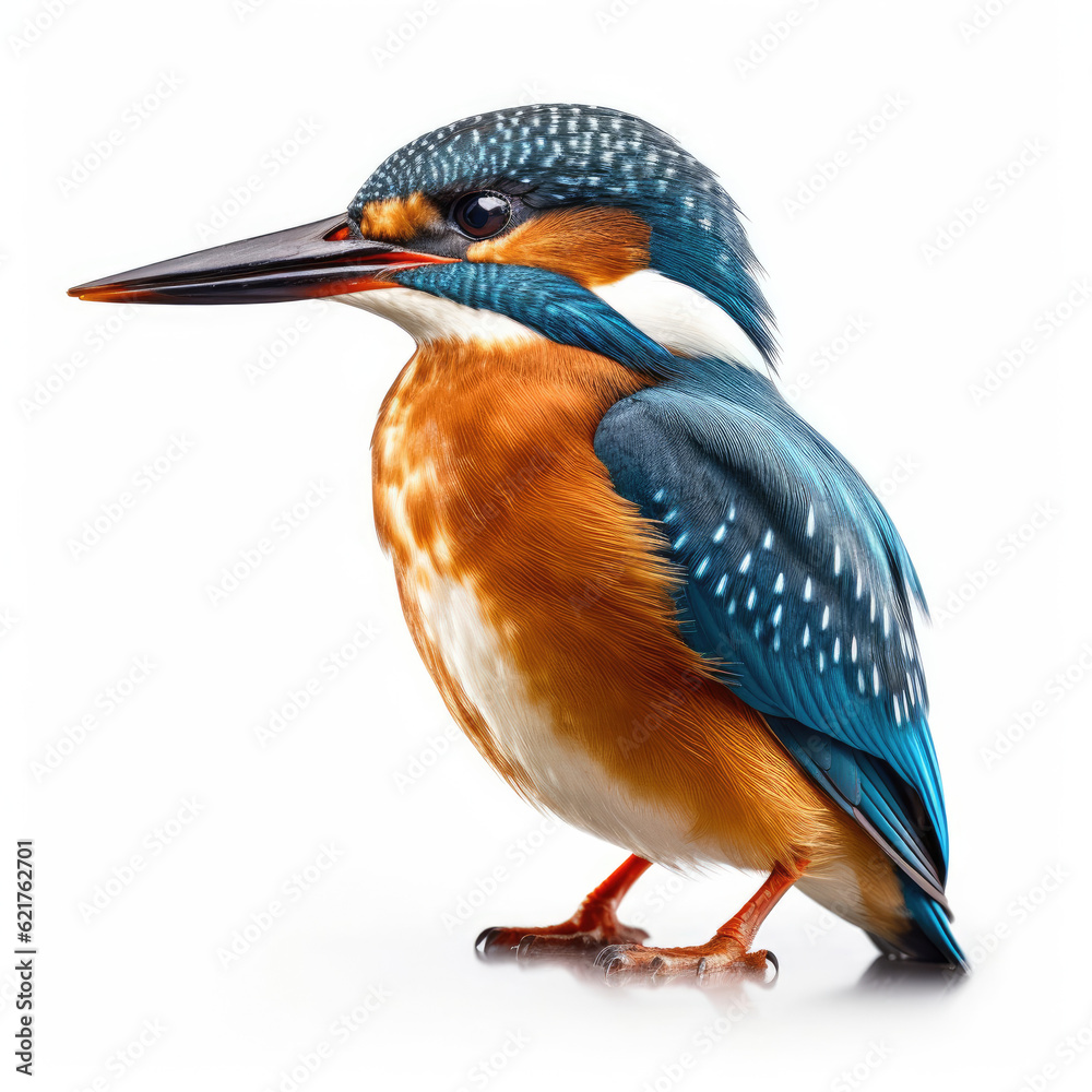 A stunning Kingfisher (Alcedinidae) perched and ready to dive.