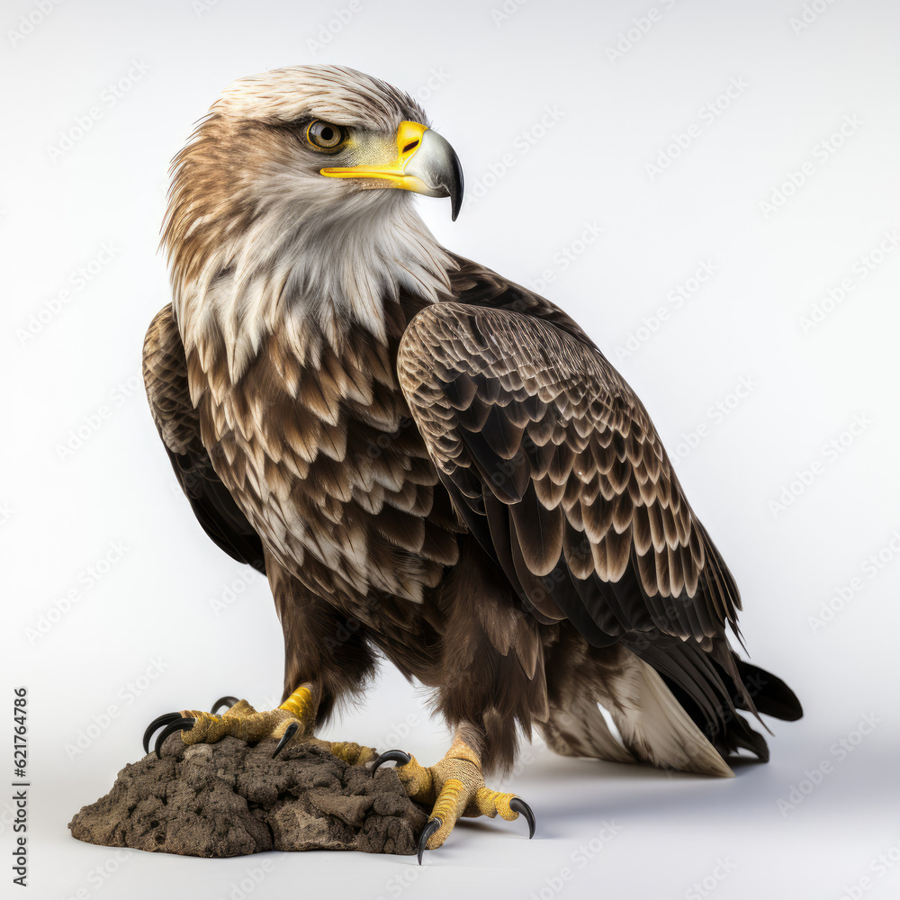 A young Bald Eagle (Haliaeetus leucocephalus) looking majestic.