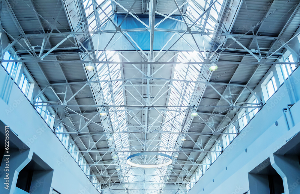 Skylight window or abstract architectural background. Architecture