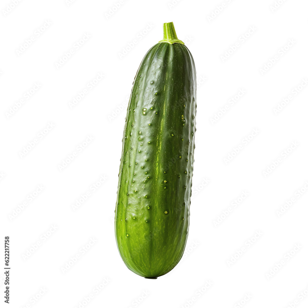 cucumber isolated on white