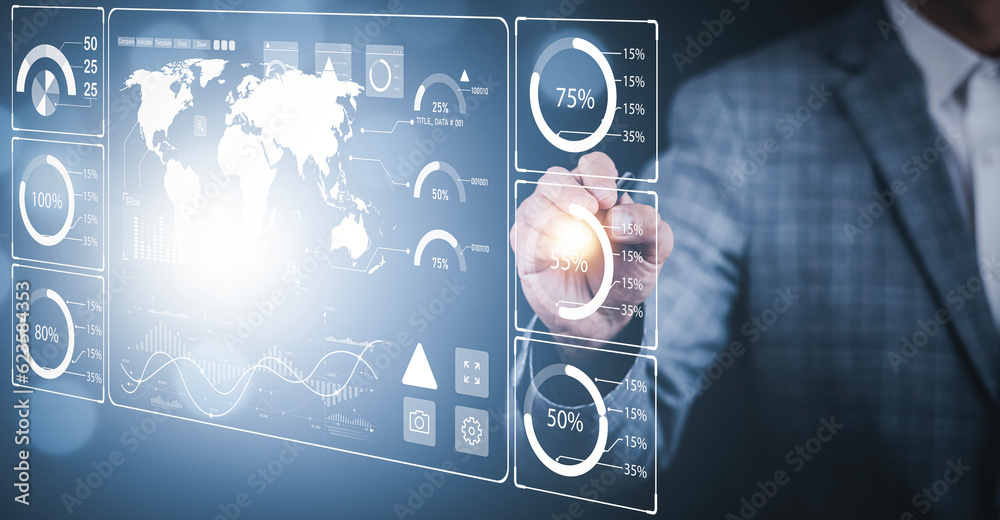 Working Data Analytics and Data Management Systems and Metrics connected to corporate strategy datab