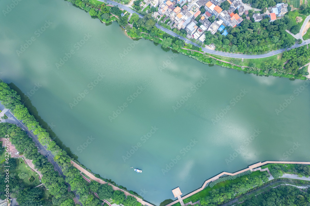 Scenery of Zengjiang Gallery, Zengcheng District, Guangzhou, China