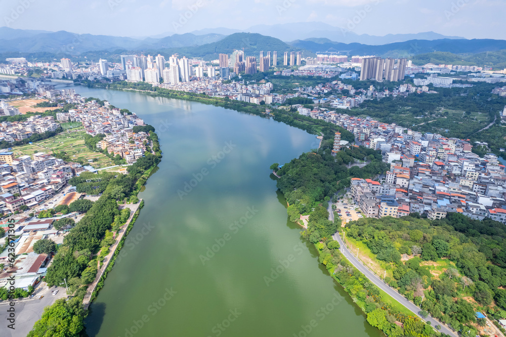 Scenery of Zengjiang Gallery, Zengcheng District, Guangzhou, China