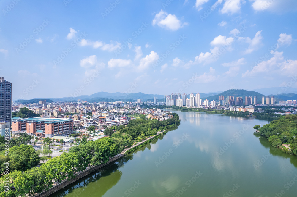 Scenery of Zengjiang Gallery, Zengcheng District, Guangzhou, China