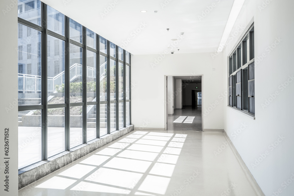 hospital building interior space background