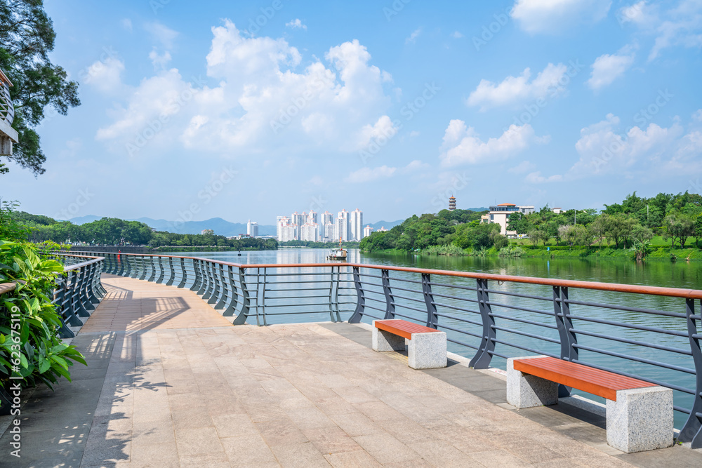 Scenery of Zengjiang Gallery, Zengcheng District, Guangzhou, China