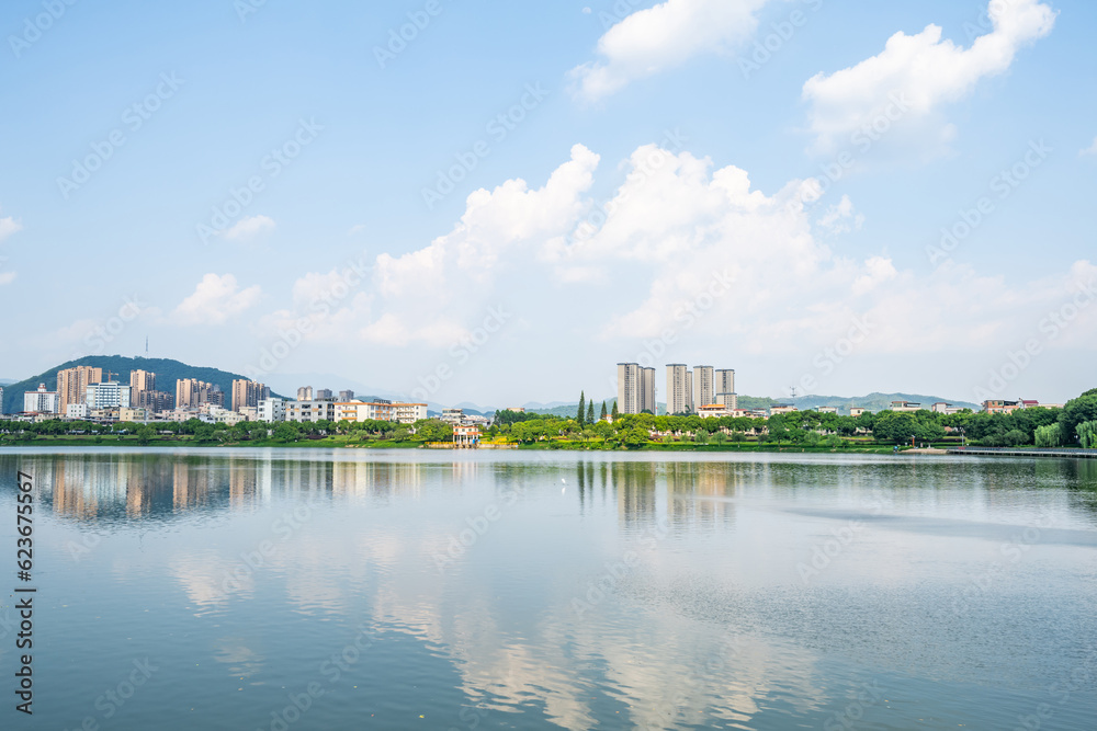 Scenery of Zengjiang Gallery, Zengcheng District, Guangzhou, China