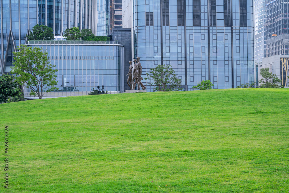 Lawn of Shenzhen Talent Park, China