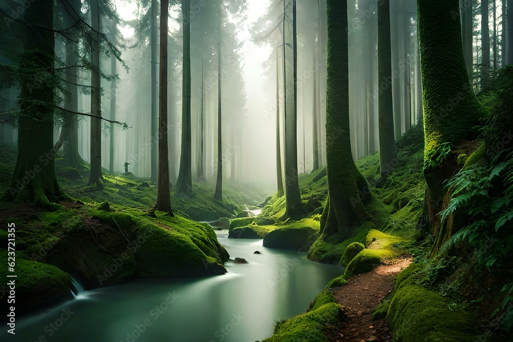 waterfall in the forest