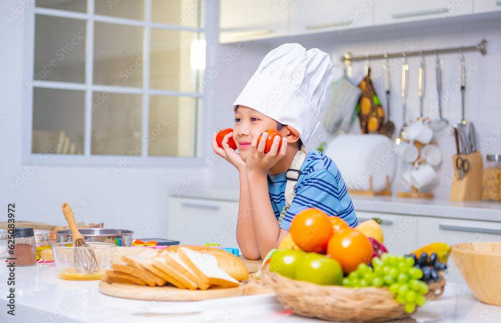 father and son cooking