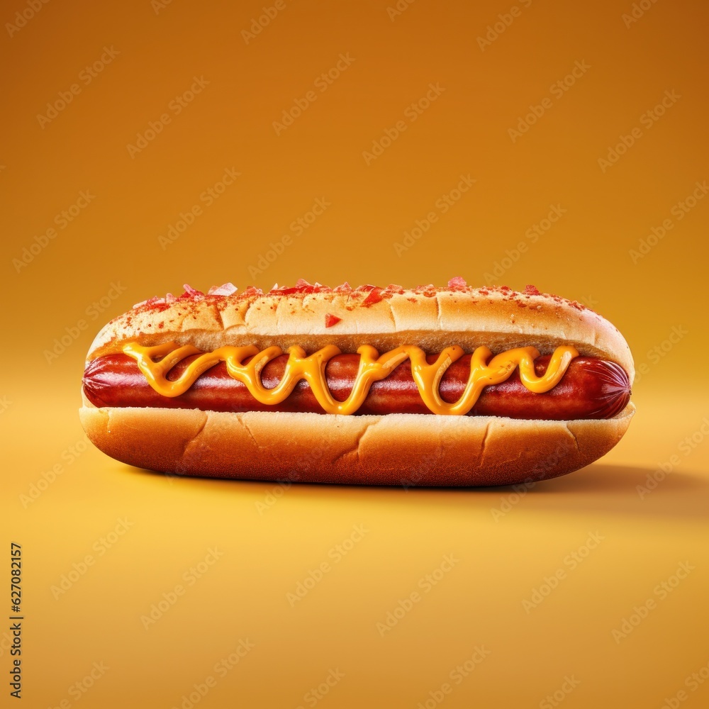 Hot dog isolated