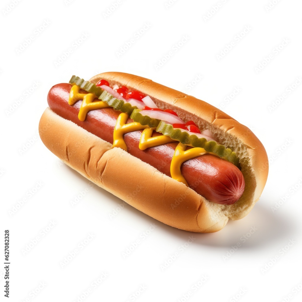 Hot dog isolated