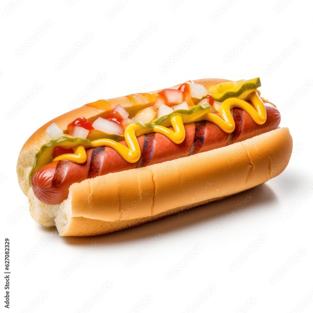 Hot dog isolated