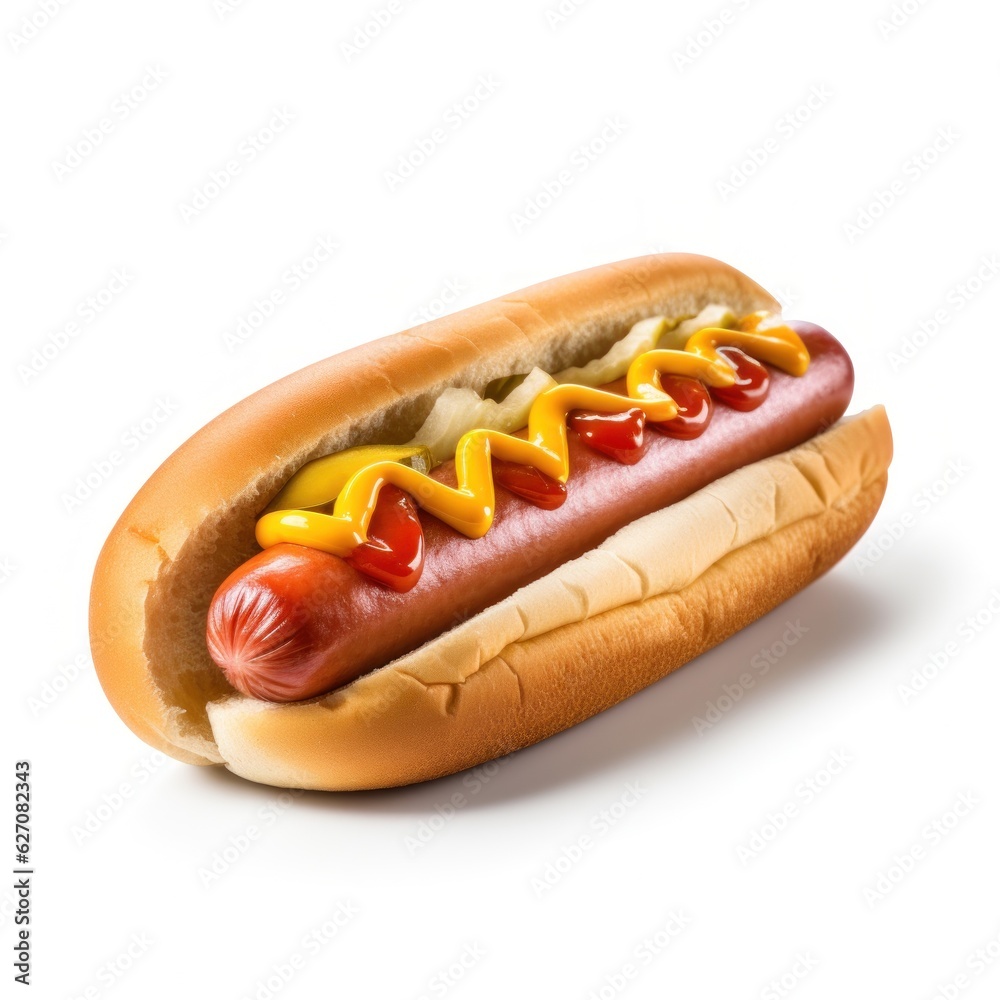 Hot dog isolated