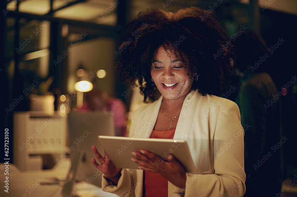 This tool will help me reach deadline so much quicker. Shot of a businesswoman using a digital table