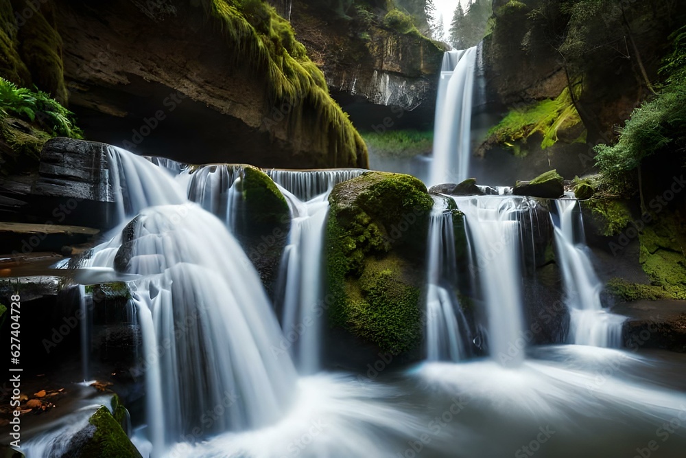 waterfall in the forest in Otway Australia