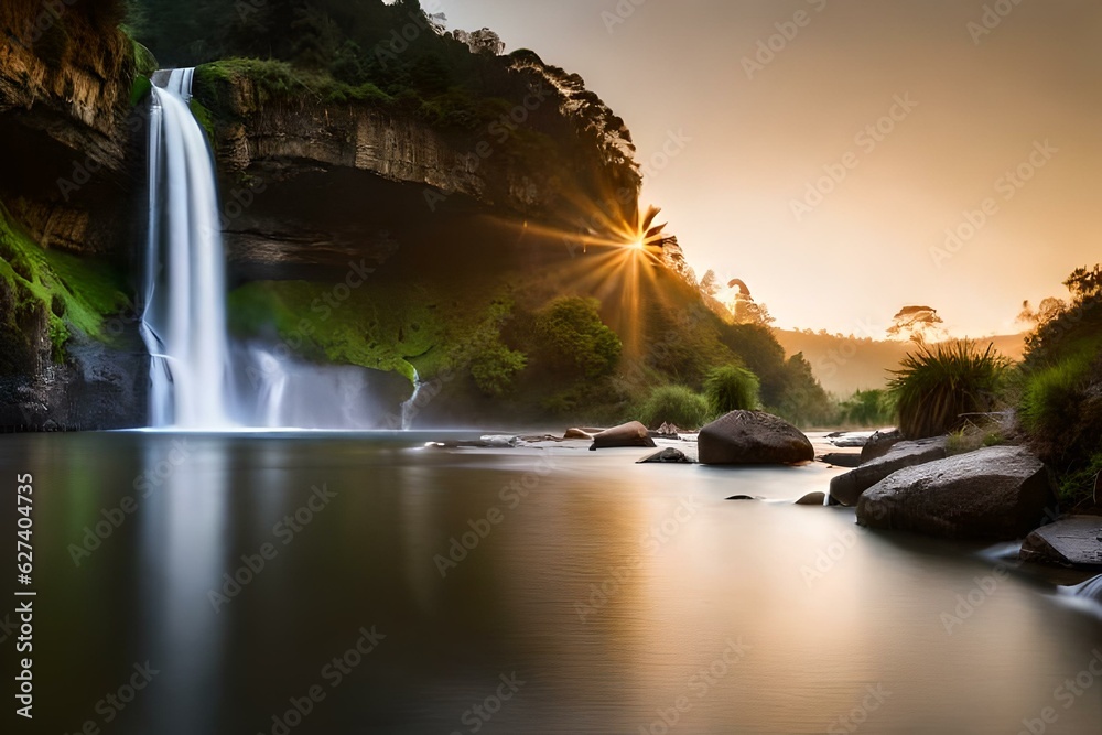 Rainforest waterfalls, Hope town Falls, Great Otway NP, Victoria, Australia