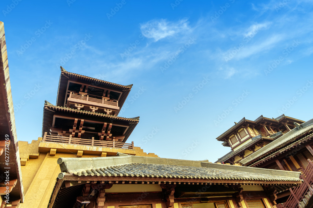 Old Buildings in the Ancient City of Qin and Han Dynasties