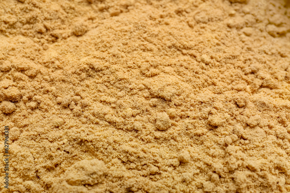 Texture of ginger powder as background