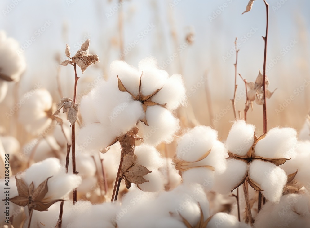 Cotton flowers