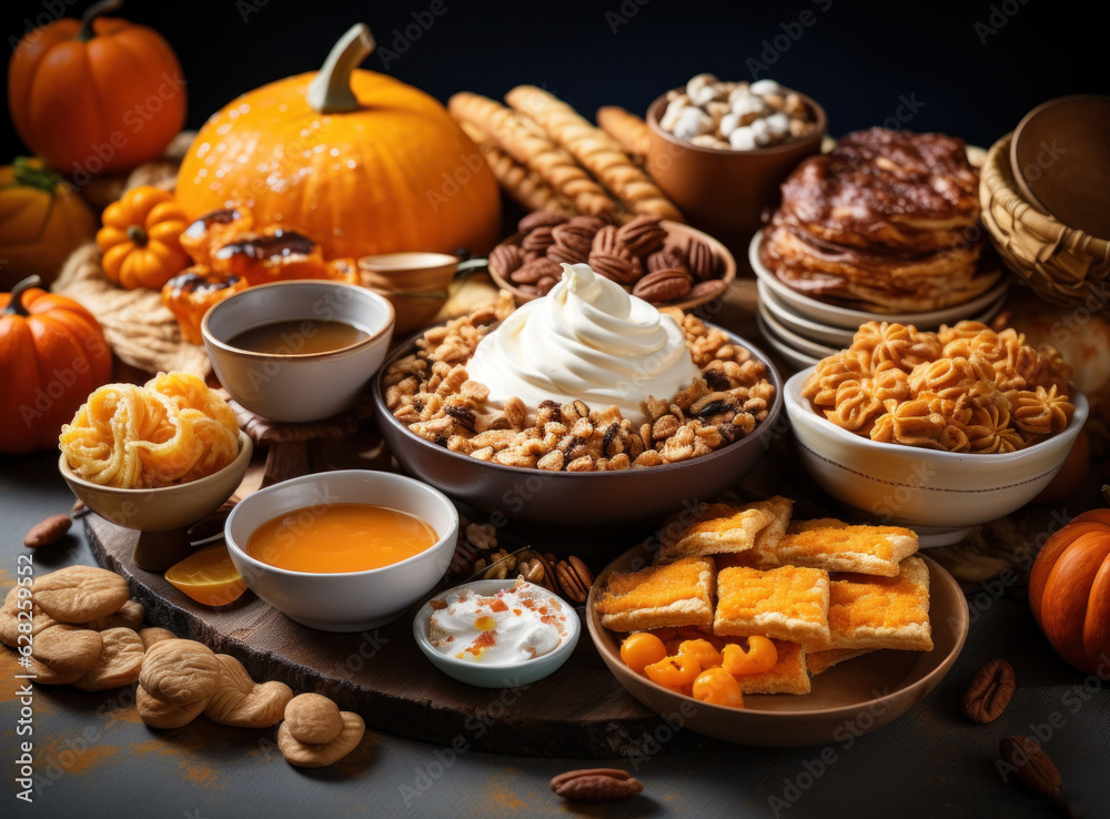 Thanksgiving day pies for dinner