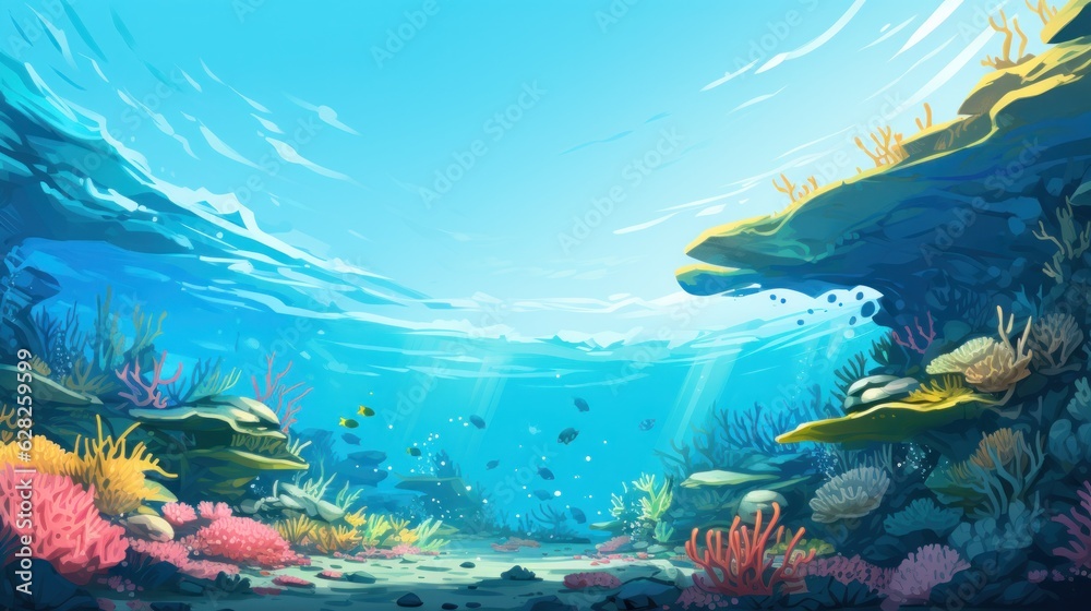 Beautifil sea reef