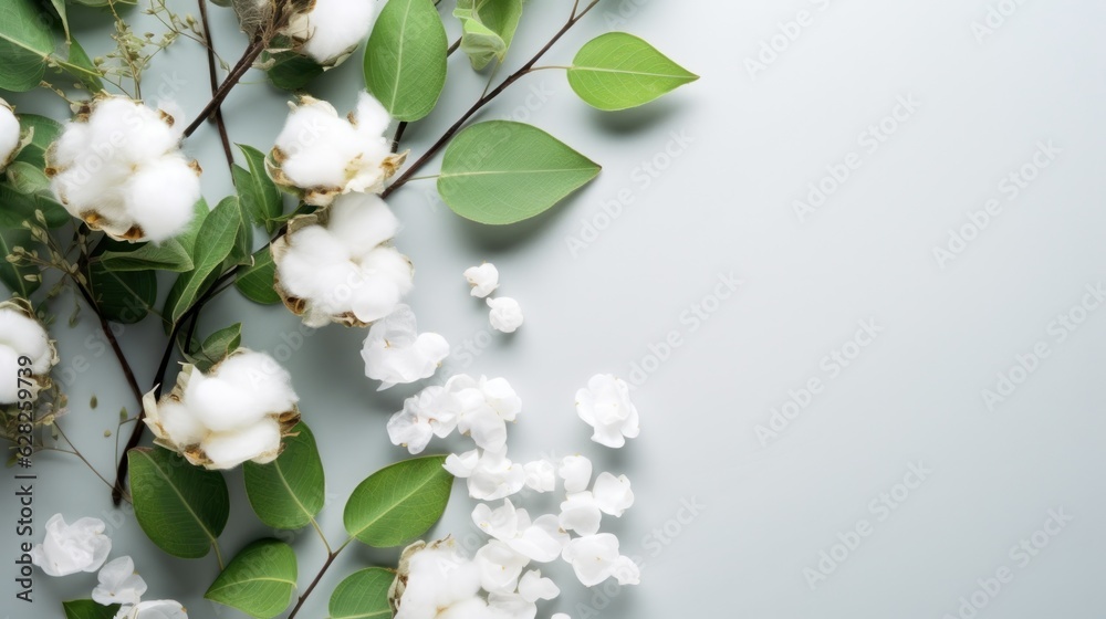 Cotton flowers