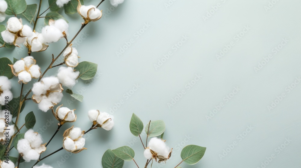 Cotton flowers