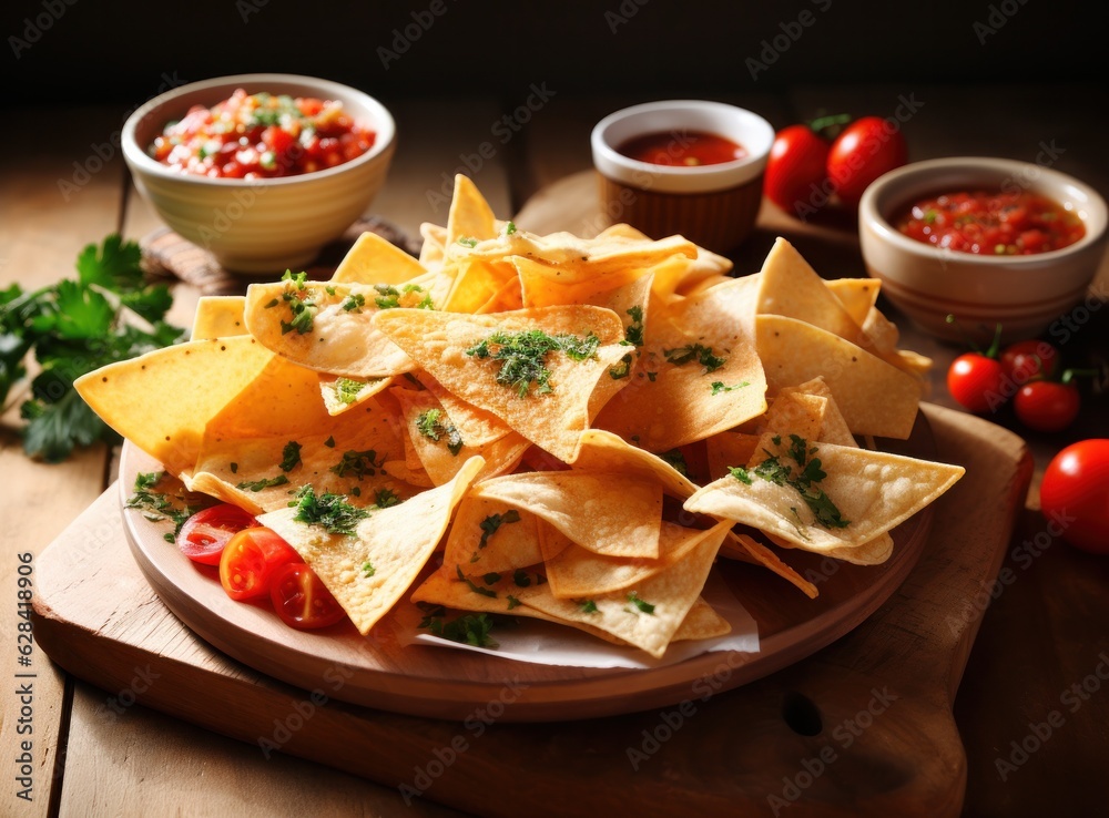 Bowl of tortilla chips