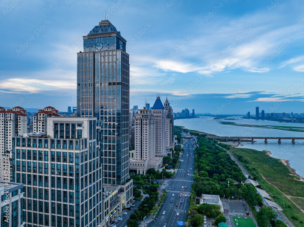 skyscrapers in the city