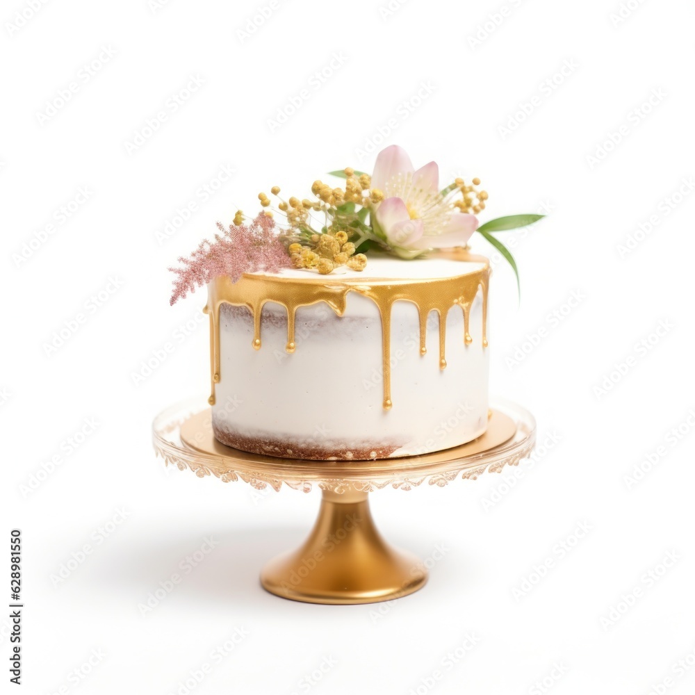 Elegant cake isolated