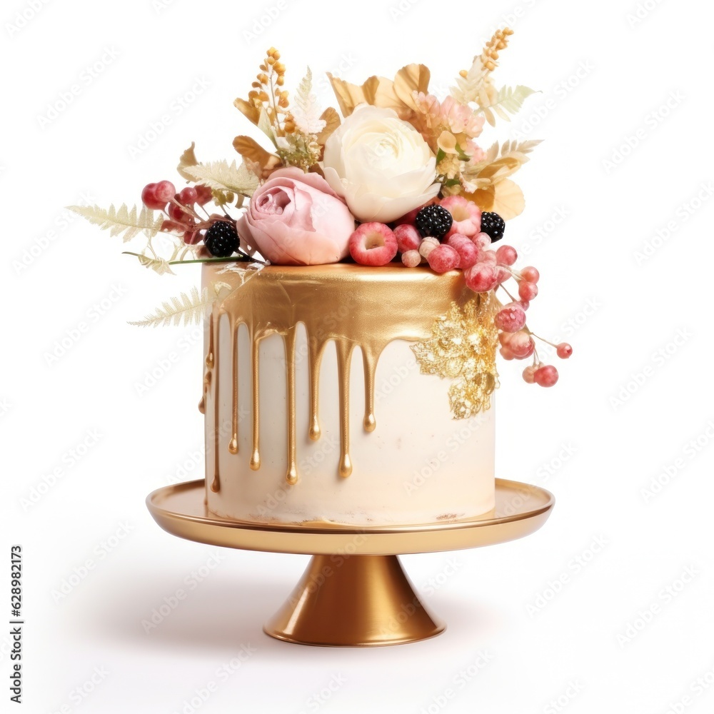 Elegant cake isolated