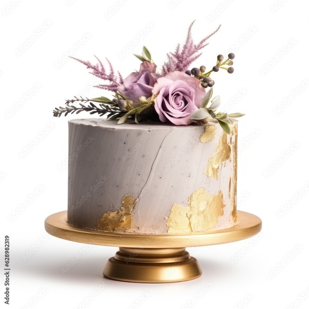 Elegant cake isolated