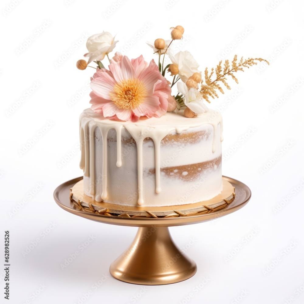 Elegant cake isolated